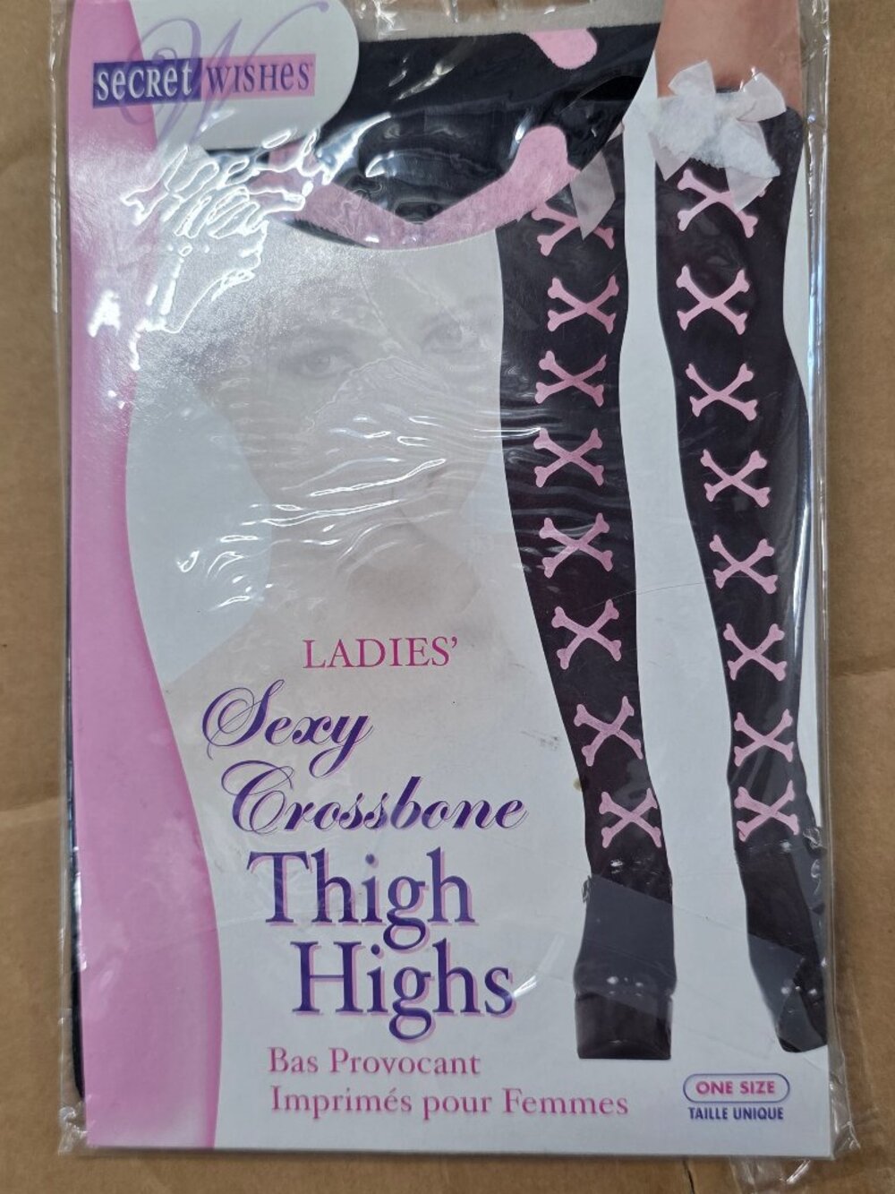 Secret Wishes Sexy Cross Bone Thigh Highs - Dressy Fun for Halloween